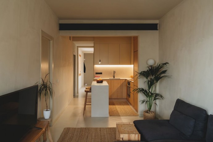 Квартира с видом на собор Саграда Фамилия в Барселоне (60 м2)