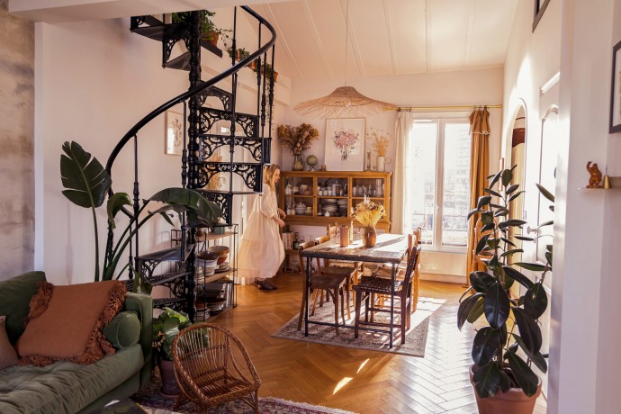 Квартира блогера Хлои Хеннекес-Джорри (@chloeandyou) в пригороде Парижа
