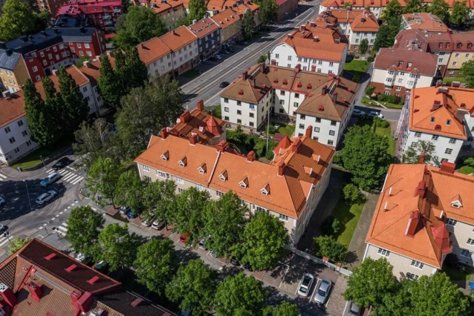 Квартира площадью 57 м2 в доме 1927 года постройки в Гётеборге