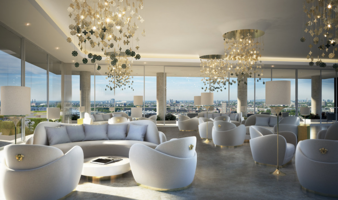 Интерьеры лондонской высотки DAMAC Tower, созданные в сотрудничестве с Versace Интерьеры лондонской высотки DAMAC Tower, созданные в сотрудничестве с Versace