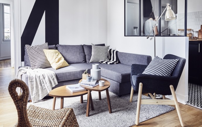 Квартира в Париже, оформленная дизайнерами IKEA