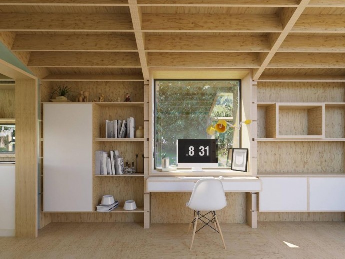 Модульный деревянный мини-дом площадью 9 м2 стоимостью 41 000 евро