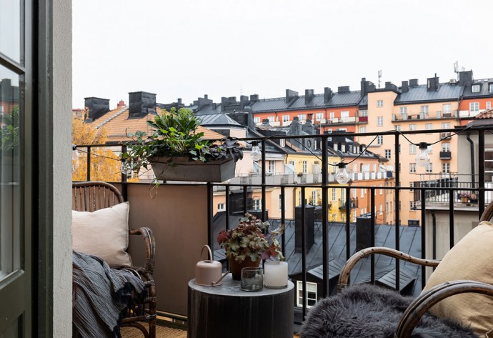 Апартаменты в Стокгольме (87 + 13 м2)