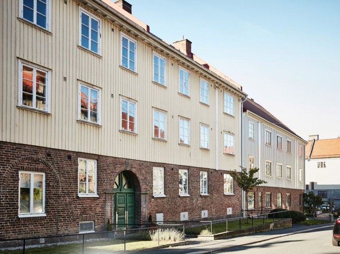 Квартира площадью 97 м2 в здании 1924 года постройки в Швеции