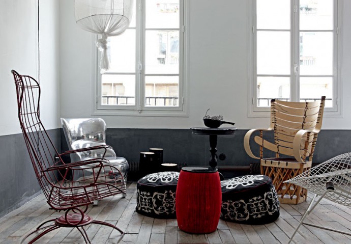 Парижская квартира одного из самых известных итальянских дизайнеров - Паолы Навоне