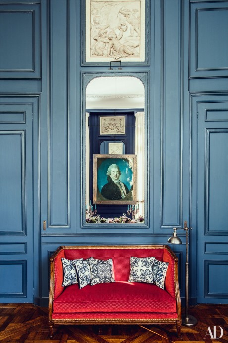 Квартира владельца интерьерного магазина Casa Lopez Paris Пьера Соважа в Париже