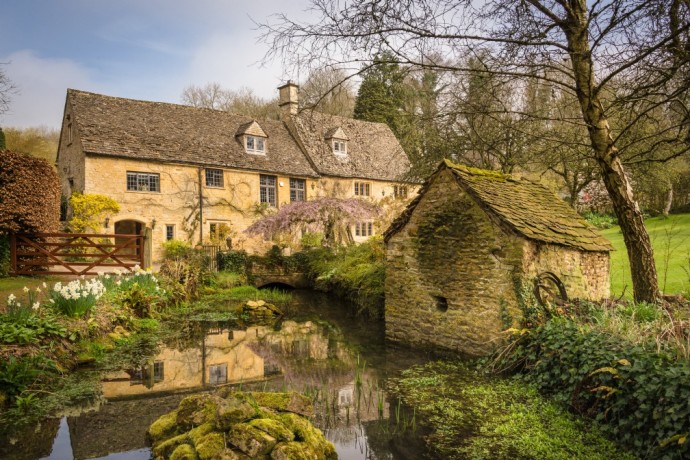 Роскошный отель сети Cotswolds millhouse на окраине английской деревни Буртон-он-зе-Уотер