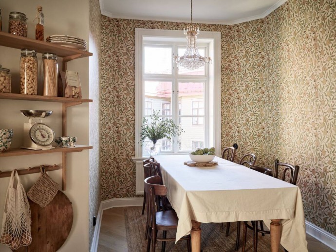 Квартира в доме конца XIX века в Гётеборге (88 м2)