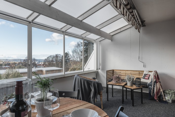 Шведская квартира с просторной закрытой террасой (87 м2)