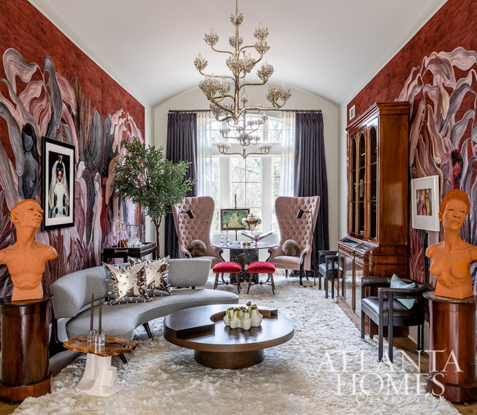 Выставочный дом Home for the Holidays Showhouse в Атланте, оформленный несколькими дизайнерами Выставочный дом Home for the Holidays Showhouse в Атланте, оформленный несколькими дизайнерами