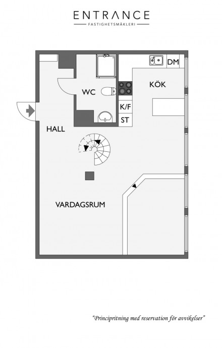 Квартира площадью 76 м2 в Гётеборге