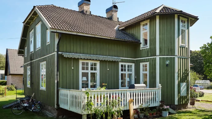 Дом 1915 года постройки на окраине шведского городка Омоль