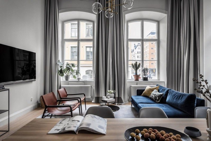 Изысканный интерьер апартаментов в Стокгольме