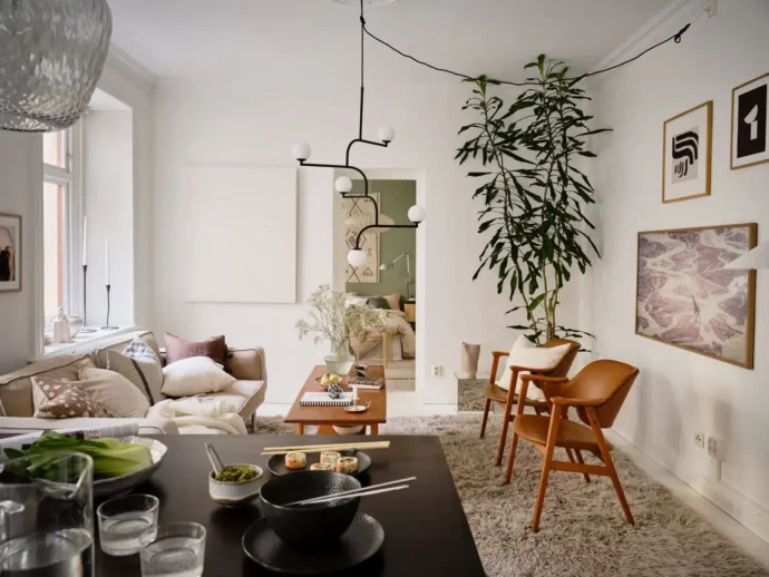 Квартира в доме 1909 года в Гётеборге (47 м2) Квартира в доме 1909 года в Гётеборге (47 м2)