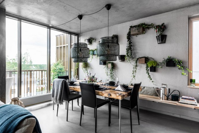 Шведская квартира-лофт площадью 95 м2 Шведская квартира-лофт площадью 95 м2