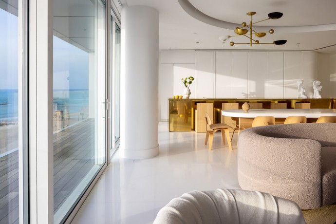 Квартира на 28 этаже здания David Promenade Residences в центре Тель-Авива Квартира на 28 этаже здания David Promenade Residences в центре Тель-Авива
