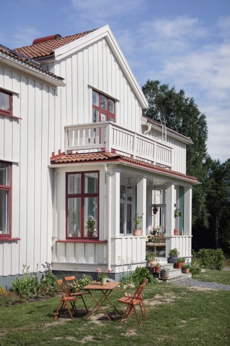 Вилла 1880-х годов постройки в шведской деревне Бредбин