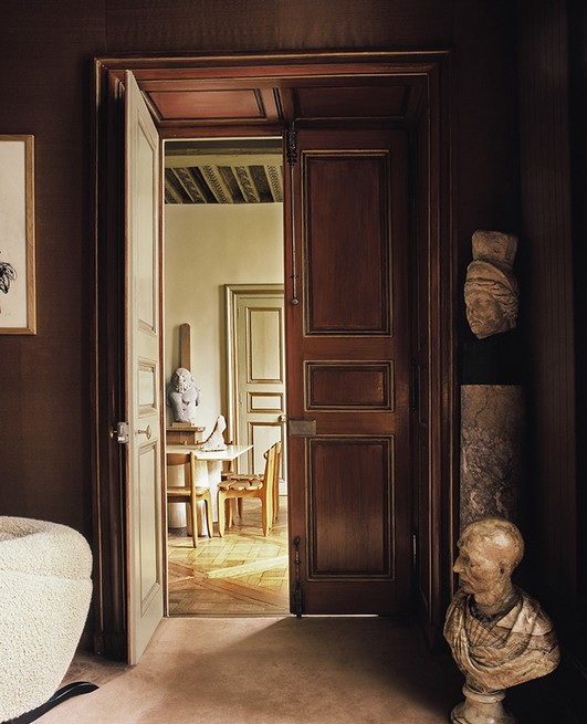 Квартира антикваров  Оливье и Глэдис Шенель в Париже