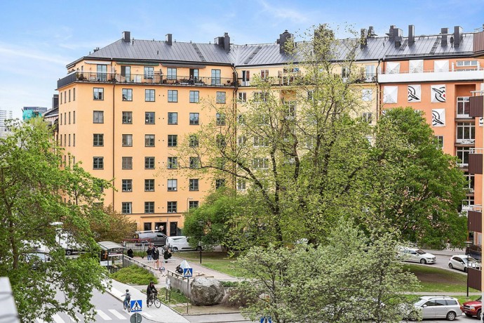 Квартира-студия площадью 34 м2 на окраине Стокгольма