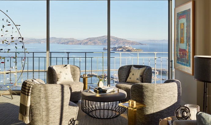 Квартира с видом на залив в Сан-Франциско
