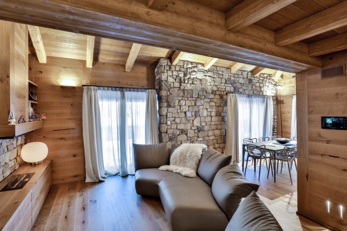 Мансардная квартира на горнолыжном курорте Пьемонта, Италия