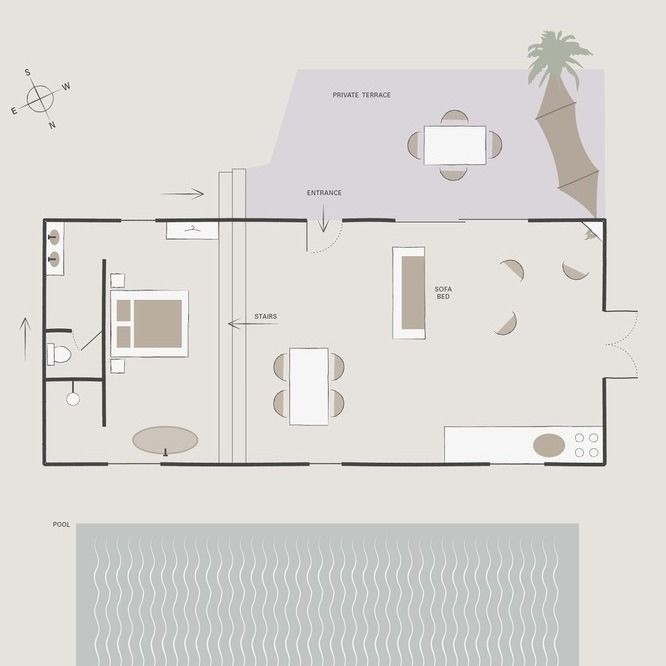 Pool House: дом для отдыха площадью 58 м2 в Португалии