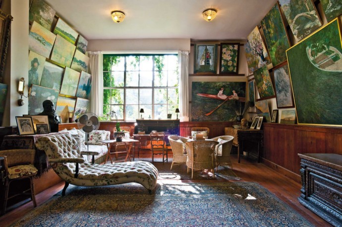 Дом в Живерни (Франция), принадлежавший живописцу Клоду Моне