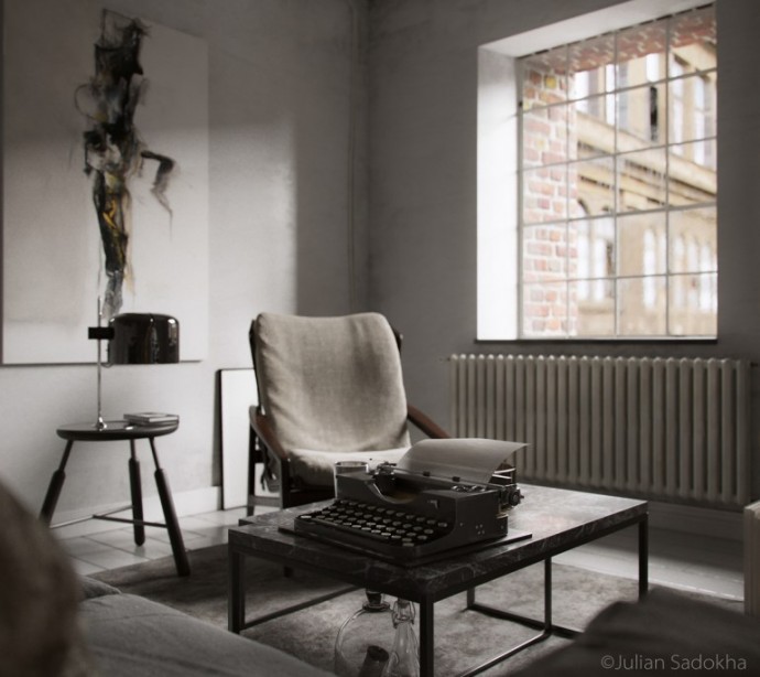 Проект квартиры 3D-художника Юлиана Садоха во французском городе Андуз