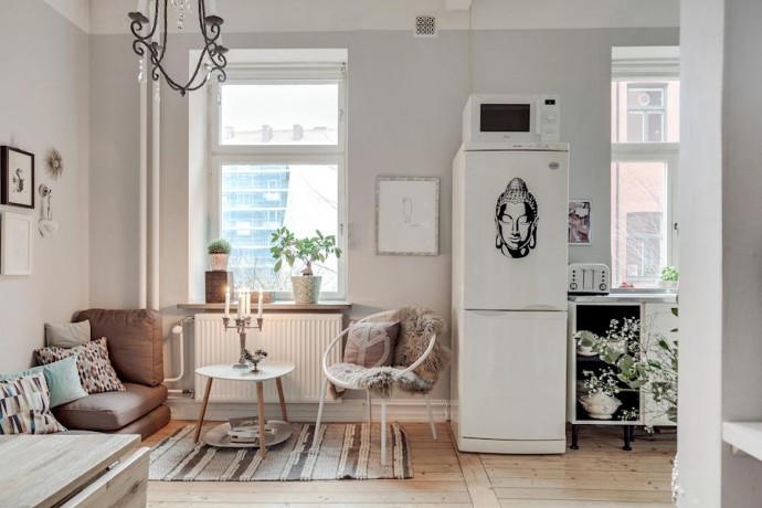 Шведская квартира площадью 42 м2 Шведская квартира площадью 42 м2