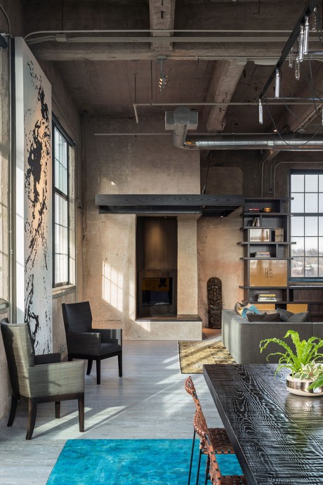 Лофт на территории старой фабрики в Денвере