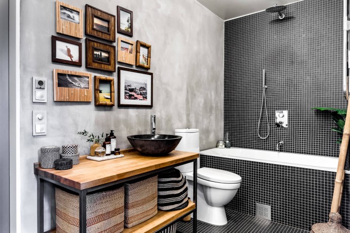 Мансардная квартира-лофт площадью 150 м2 в Стокгольме