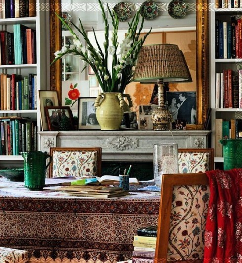 Квартира текстильного дизайнера Каролины Ирвинг в Париже