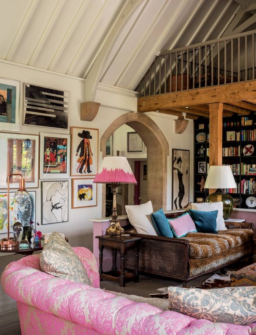 Дом колориста британского производителя красок и обоев Farrow & Ball Джоа Стадхолм в Сомерсете Дом колориста британского производителя красок и обоев Farrow & Ball Джоа Стадхолм в Сомерсете