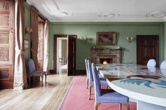 Дом основателя компании по производству красок и обоев Farrow & Ball Тома Хелма в Шотландии Дом основателя компании по производству красок и обоев Farrow & Ball Тома Хелма в Шотландии