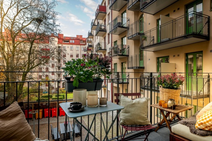 Квартира площадью 110 м2 в доме 1929 года постройки в Гётеборге Квартира площадью 110 м2 в доме 1929 года постройки в Гётеборге