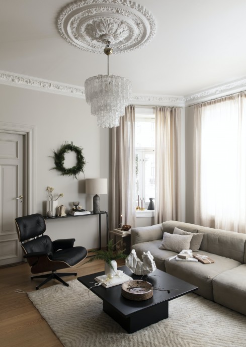 Квартира бывшего главного редактора норвежского ELLE Decoration Лив Брекке в Осло Квартира бывшего главного редактора норвежского ELLE Decoration Лив Брекке в Осло