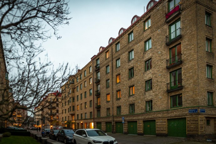 Квартира площадью 110 м2 в доме 1929 года постройки в Гётеборге Квартира площадью 110 м2 в доме 1929 года постройки в Гётеборге