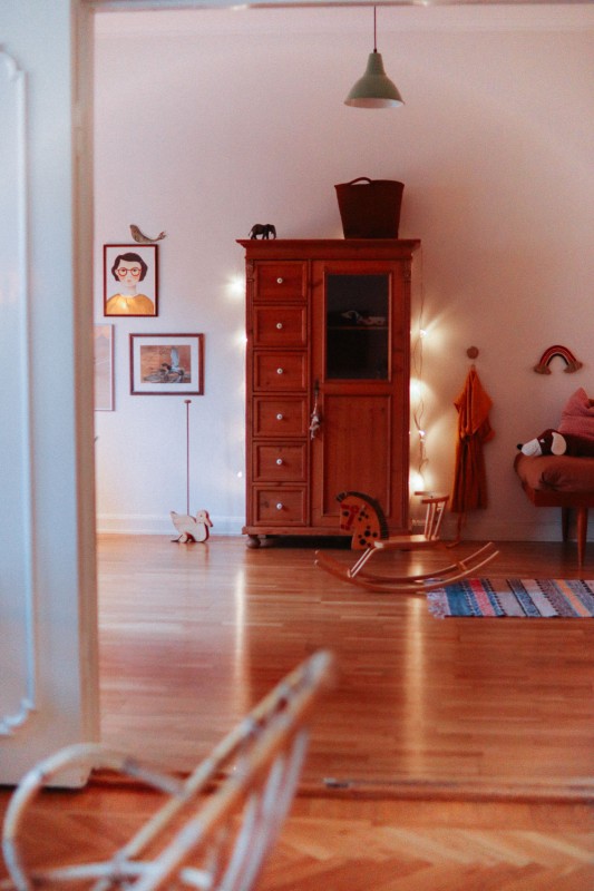 Квартира иллюстратора Кайса Хагелин в городе Эскильстуна, Швеция