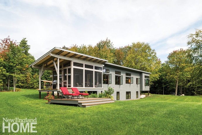 Дом архитектора Милфорда Кушмана в Гайд-парке, штат Вермонт