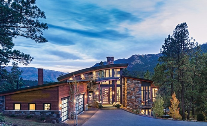 Дом с невероятным видом на Скалистые горы в Дуранго, Колорадо