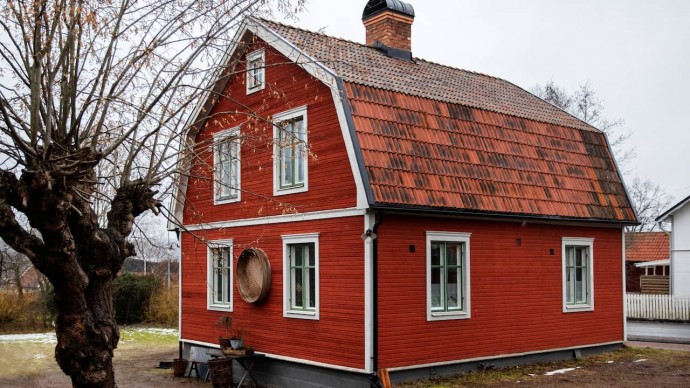 Дом 1909 года постройки в шведской коммуне Хедемора