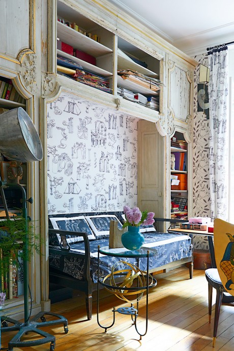 Квартира дизайнера Винсана Дарре в Париже