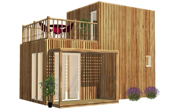 Гостевой мини-дом площадью 30 м2 от французской компании Greenkub