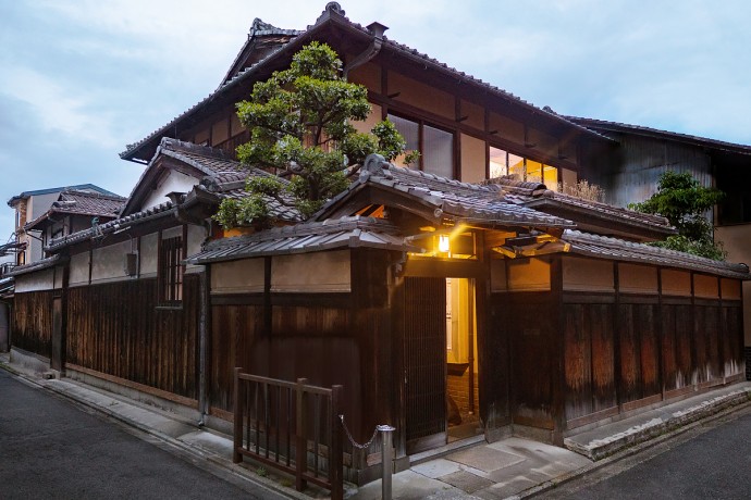 Традиционный дом в Киото, Япония