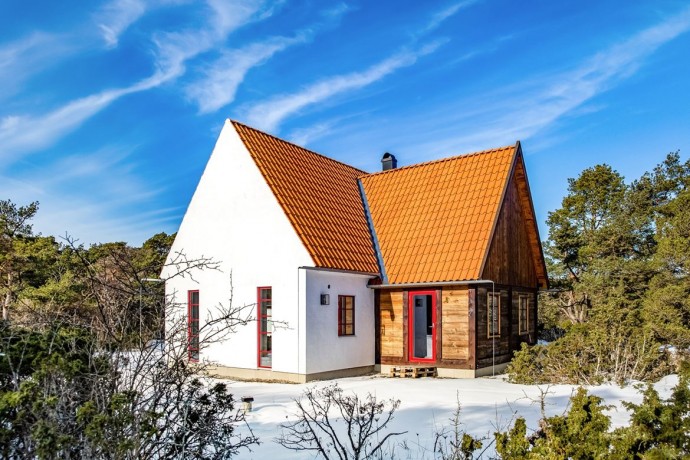 Современный загородный дом в Швеции