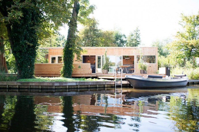 Дом у воды в Роттердаме, Нидерланды