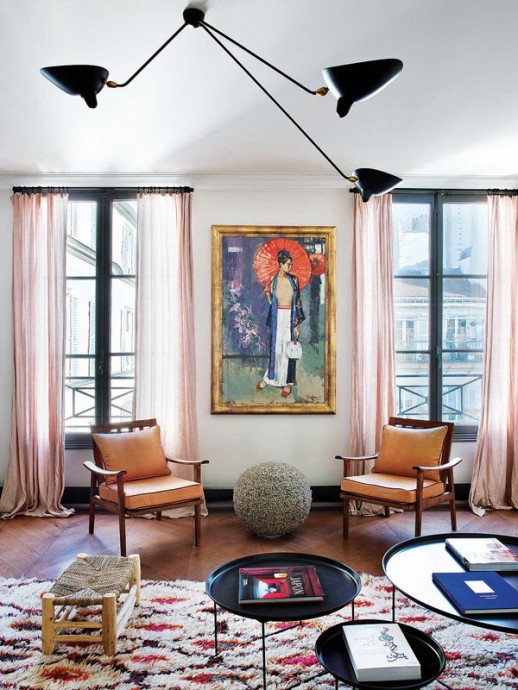 Квартира дизайнера Кэролайн Гэйрал в Париже