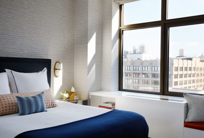 Квартира на Манхэттене, оформленная дизайнером Кэтрин Макдональд для своей сестры