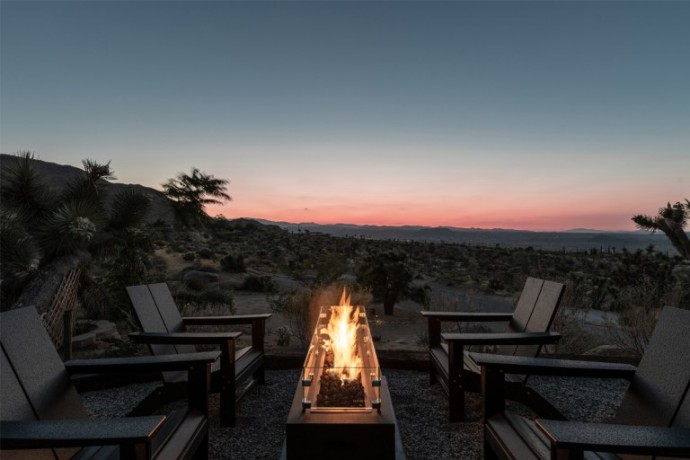 Минималистичный дизайн виллы в калифорнийской пустыне