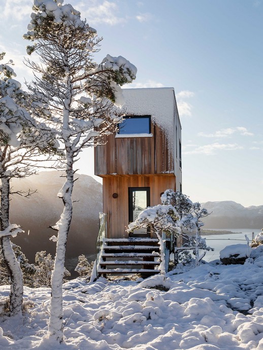 Мини-дом площадью 24 м2 над Люсе-фьордом в Норвегии